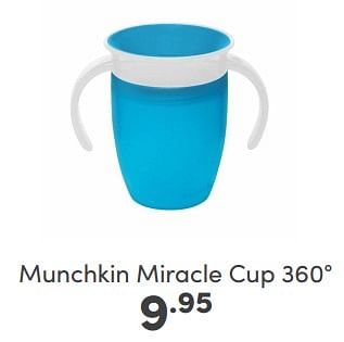 Aanbiedingen Munchkin miracle cup 360° - Munchkin - Geldig van 09/04/2023 tot 15/04/2023 bij Baby & Tiener Megastore
