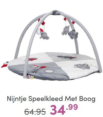 Aanbiedingen Nijntje speelkleed met boog - Nijntje - Geldig van 09/04/2023 tot 15/04/2023 bij Baby & Tiener Megastore
