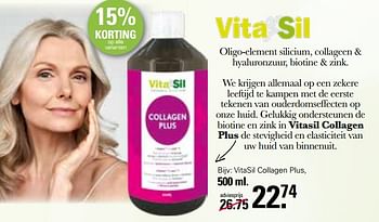 Aanbiedingen Vitasil collagen plus - Sunny Life - Geldig van 05/04/2023 tot 22/05/2023 bij De Online Drogist