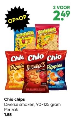 Aanbiedingen Chio chips - Chio - Geldig van 10/04/2023 tot 23/04/2023 bij Big Bazar