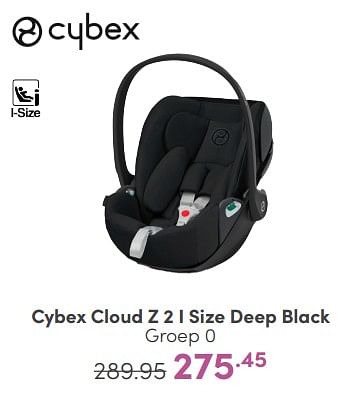 Aanbiedingen Cybex cloud z 2 i size deep black - Cybex - Geldig van 16/04/2023 tot 22/04/2023 bij Baby & Tiener Megastore