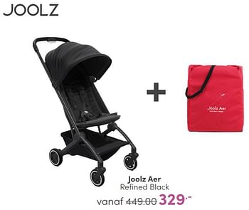 Aanbiedingen Joolz aer refined black - Joolz - Geldig van 16/04/2023 tot 22/04/2023 bij Baby & Tiener Megastore