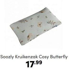 Aanbiedingen Soozly kruikenzak cosy butterfly - Soozly - Geldig van 16/04/2023 tot 22/04/2023 bij Baby & Tiener Megastore