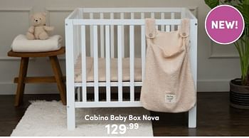 Aanbiedingen Cabino baby box nova - Cabino - Geldig van 16/04/2023 tot 22/04/2023 bij Baby & Tiener Megastore