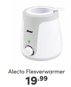 Aanbiedingen Alecto flesverwarmer - Alecto - Geldig van 16/04/2023 tot 22/04/2023 bij Baby & Tiener Megastore