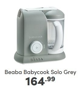 Aanbiedingen Beaba babycook solo grey - Beaba - Geldig van 16/04/2023 tot 22/04/2023 bij Baby & Tiener Megastore