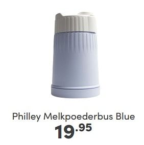 Aanbiedingen Philley melkpoederbus blue - Philley - Geldig van 16/04/2023 tot 22/04/2023 bij Baby & Tiener Megastore