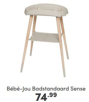 Aanbiedingen Bébé-jou badstandaard sense - Bebe-jou - Geldig van 16/04/2023 tot 22/04/2023 bij Baby & Tiener Megastore