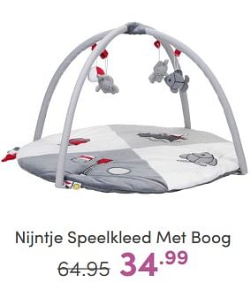 Aanbiedingen Nijntje speelkleed met boog - Nijntje - Geldig van 16/04/2023 tot 22/04/2023 bij Baby & Tiener Megastore