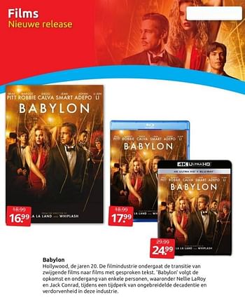 Aanbiedingen Babylon - Huismerk - Boekenvoordeel - Geldig van 15/04/2023 tot 23/04/2023 bij Boekenvoordeel