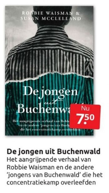 Aanbiedingen De jongen uit buchenwald - Huismerk - Boekenvoordeel - Geldig van 15/04/2023 tot 23/04/2023 bij Boekenvoordeel