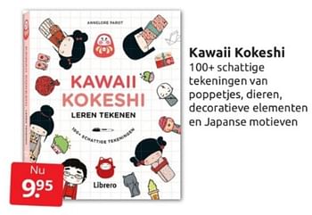 Aanbiedingen Kawaii kokeshi - Huismerk - Boekenvoordeel - Geldig van 15/04/2023 tot 23/04/2023 bij Boekenvoordeel