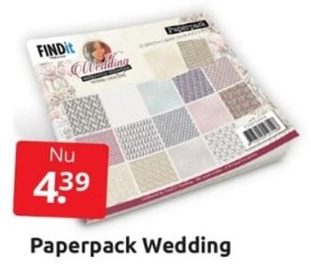 Aanbiedingen Paperpack wedding - Huismerk - Boekenvoordeel - Geldig van 15/04/2023 tot 23/04/2023 bij Boekenvoordeel