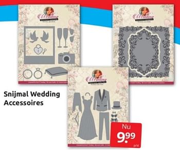 Aanbiedingen Snijmal wedding accessoires - Huismerk - Boekenvoordeel - Geldig van 15/04/2023 tot 23/04/2023 bij Boekenvoordeel