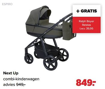 Aanbiedingen Espiro next up combi-kinderwagen - Espiro - Geldig van 03/04/2023 tot 29/04/2023 bij Baby-Dump