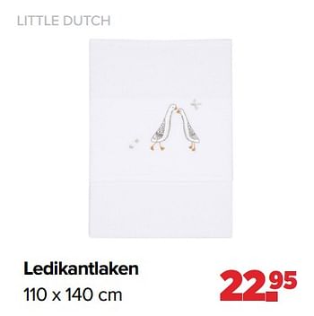 Aanbiedingen Little dutch ledikantlaken - Little Dutch - Geldig van 03/04/2023 tot 29/04/2023 bij Baby-Dump
