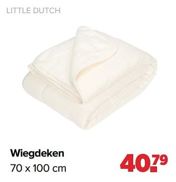 Aanbiedingen Little dutch wiegdeken - Little Dutch - Geldig van 03/04/2023 tot 29/04/2023 bij Baby-Dump