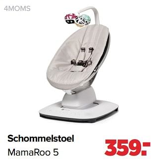 Aanbiedingen 4moms schommelstoel mamaroo 5 - 4Moms - Geldig van 03/04/2023 tot 29/04/2023 bij Baby-Dump