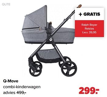 Aanbiedingen Qute q-move combi-kinderwagen - Qute  - Geldig van 03/04/2023 tot 29/04/2023 bij Baby-Dump