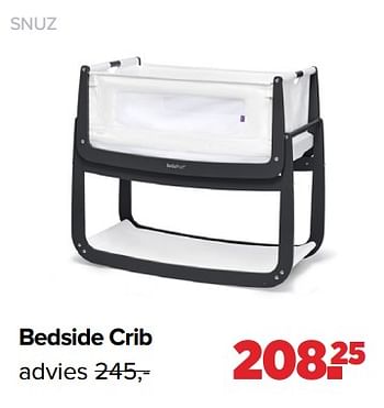 Aanbiedingen Snuz bedside crib - SNÃœZ - Geldig van 03/04/2023 tot 29/04/2023 bij Baby-Dump