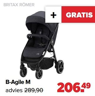 Aanbiedingen Britax römer b-agile m - Britax - Geldig van 03/04/2023 tot 29/04/2023 bij Baby-Dump