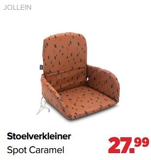 Aanbiedingen Jollein stoelverkleiner spot caramel - Jollein - Geldig van 03/04/2023 tot 29/04/2023 bij Baby-Dump