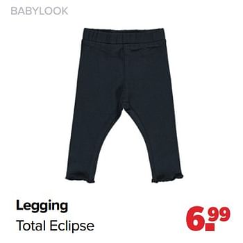 Aanbiedingen Babylook legging total eclipse - Baby look - Geldig van 03/04/2023 tot 29/04/2023 bij Baby-Dump