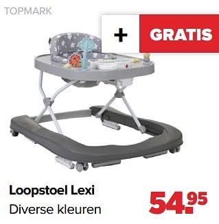 Aanbiedingen Topmark loopstoel lexi - Topmark - Geldig van 03/04/2023 tot 29/04/2023 bij Baby-Dump
