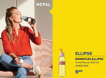 Aanbiedingen Ellipse drinkfles ellipse - Mepal - Geldig van 21/04/2023 tot 19/05/2023 bij Supra Bazar