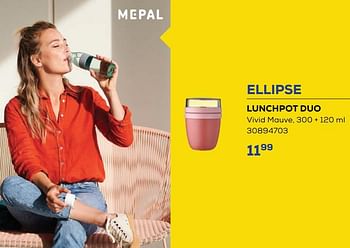 Aanbiedingen Ellipse lunchpot duo - Mepal - Geldig van 21/04/2023 tot 19/05/2023 bij Supra Bazar