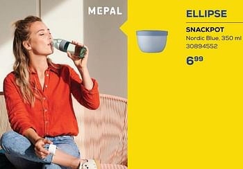 Aanbiedingen Ellipse snackpot - Mepal - Geldig van 21/04/2023 tot 19/05/2023 bij Supra Bazar