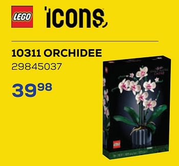 Aanbiedingen Icons 10311 orchidee - Lego - Geldig van 21/04/2023 tot 19/05/2023 bij Supra Bazar