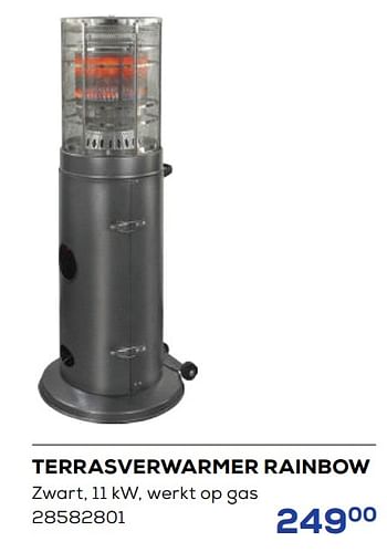 Aanbiedingen Terrasverwarmer rainbow - Huismerk - Supra Bazar - Geldig van 21/04/2023 tot 19/05/2023 bij Supra Bazar