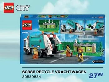 Aanbiedingen 60386 recycle vrachtwagen - Lego - Geldig van 21/04/2023 tot 19/05/2023 bij Supra Bazar