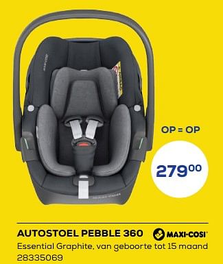 Aanbiedingen Autostoel pebble 360 - Maxi-cosi - Geldig van 21/04/2023 tot 19/05/2023 bij Supra Bazar