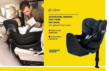 Aanbiedingen Autostoel sirona sx2 i-size met basis - Cybex - Geldig van 21/04/2023 tot 19/05/2023 bij Supra Bazar