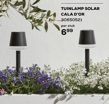 Aanbiedingen Tuinlamp solar cala d’or - LuxForm - Geldig van 21/04/2023 tot 19/05/2023 bij Supra Bazar