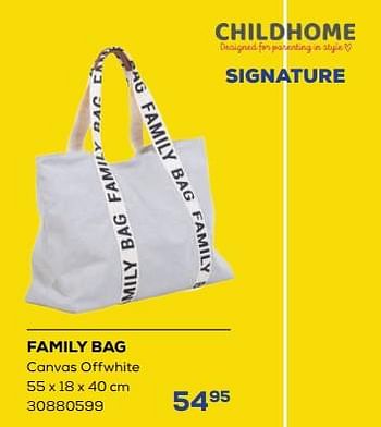 Aanbiedingen Family bag - Childhome - Geldig van 21/04/2023 tot 19/05/2023 bij Supra Bazar