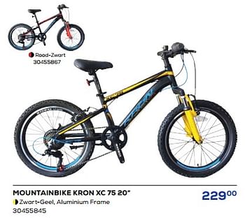 Aanbiedingen Mountainbike kron xc 75 20`` - Huismerk - Supra Bazar - Geldig van 21/04/2023 tot 19/05/2023 bij Supra Bazar