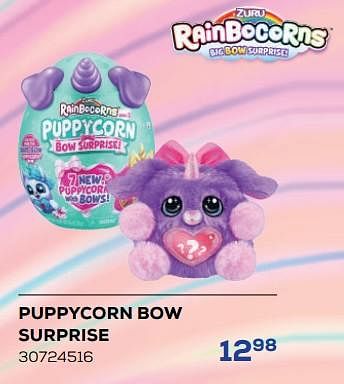 Aanbiedingen Puppycorn bow surprise - Zuru - Geldig van 21/04/2023 tot 19/05/2023 bij Supra Bazar