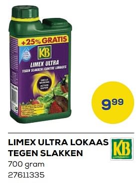Aanbiedingen Limex ultra lokaas tegen slakken - KB - Geldig van 21/04/2023 tot 19/05/2023 bij Supra Bazar