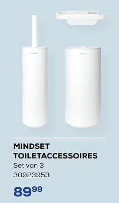 Aanbiedingen Mindset toiletaccessoires - Brabantia - Geldig van 21/04/2023 tot 19/05/2023 bij Supra Bazar