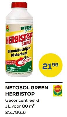 Aanbiedingen Netosol green herbistop - Compo - Geldig van 21/04/2023 tot 19/05/2023 bij Supra Bazar