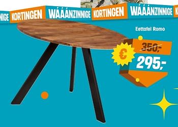 Aanbiedingen Eettafel romo - Huismerk - Kwantum - Geldig van 24/04/2023 tot 10/05/2023 bij Kwantum