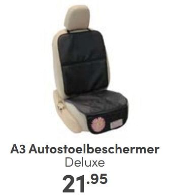 Aanbiedingen A3 autostoelbeschermer deluxe - A3 Baby &amp; Kids - Geldig van 23/04/2023 tot 29/04/2023 bij Baby & Tiener Megastore