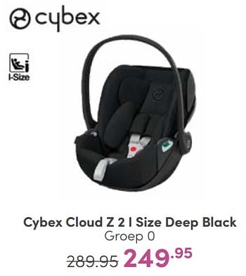 Aanbiedingen Cybex cloud z 2 i size deep black - Cybex - Geldig van 23/04/2023 tot 29/04/2023 bij Baby & Tiener Megastore