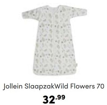 Aanbiedingen Jollein slaapzakwild flowers - Jollein - Geldig van 23/04/2023 tot 29/04/2023 bij Baby & Tiener Megastore