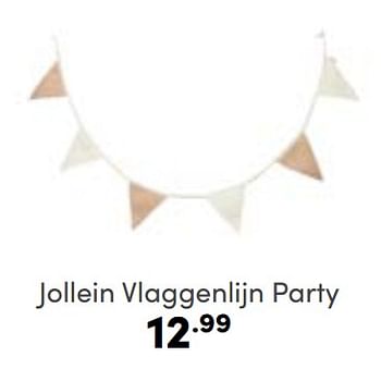 Aanbiedingen Jollein vlaggenlijn party - Jollein - Geldig van 23/04/2023 tot 29/04/2023 bij Baby & Tiener Megastore