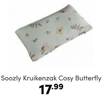 Aanbiedingen Soozly kruikenzak cosy butterfly - Soozly - Geldig van 23/04/2023 tot 29/04/2023 bij Baby & Tiener Megastore