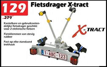 Aanbiedingen Fietsdrager x-tract - X-tract - Geldig van 13/04/2023 tot 17/05/2023 bij Itek